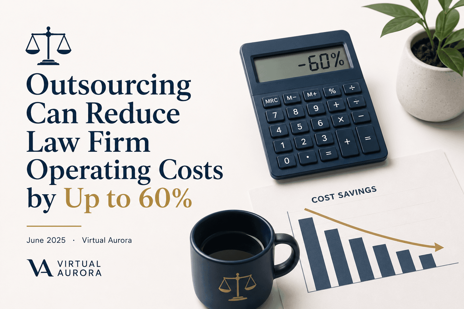 How Outsourcing Can Reduce Law Firm Operating Costs by Up to 60%